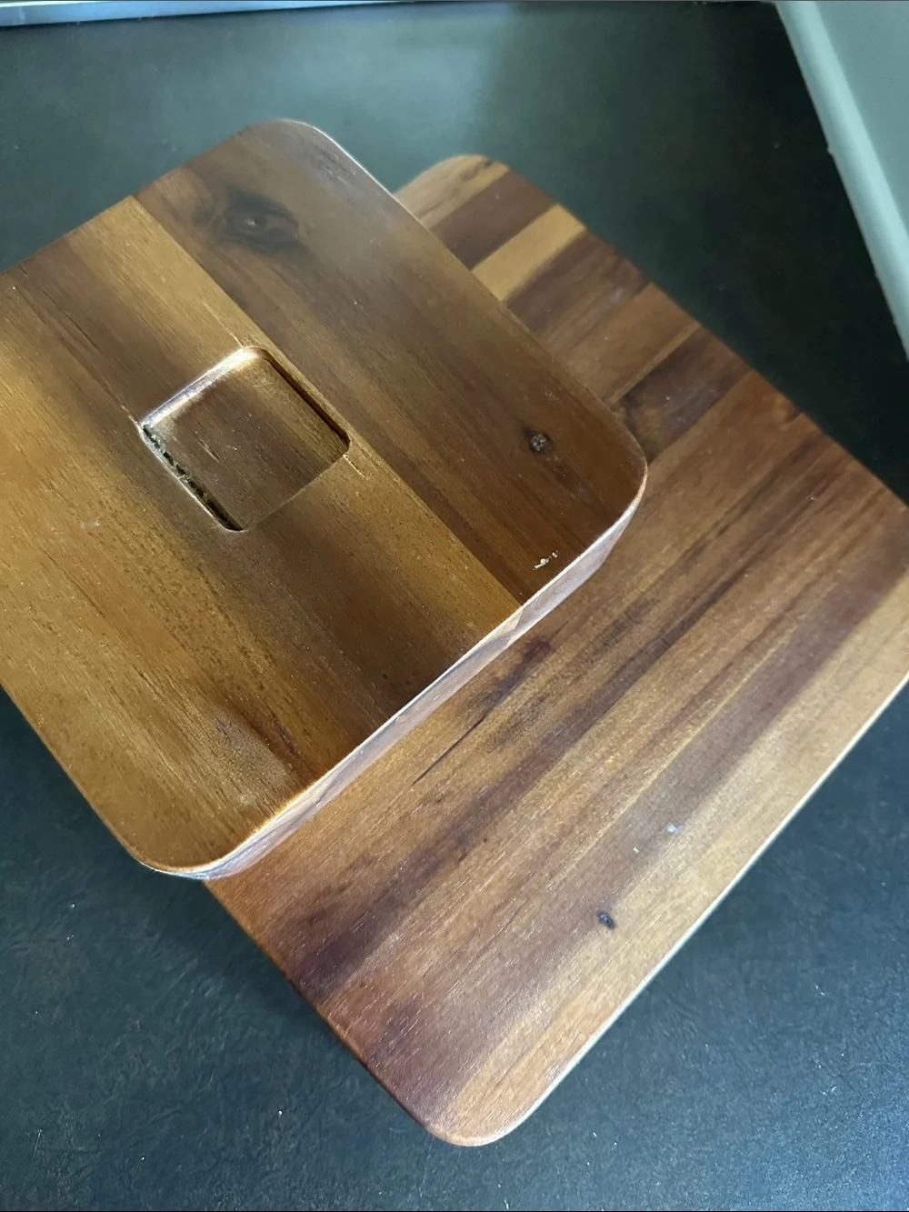 Pistachio Trays Teak Wood